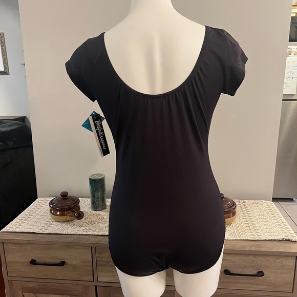 NWT dance body wrappers black bodysuit - Picture 4 of 4